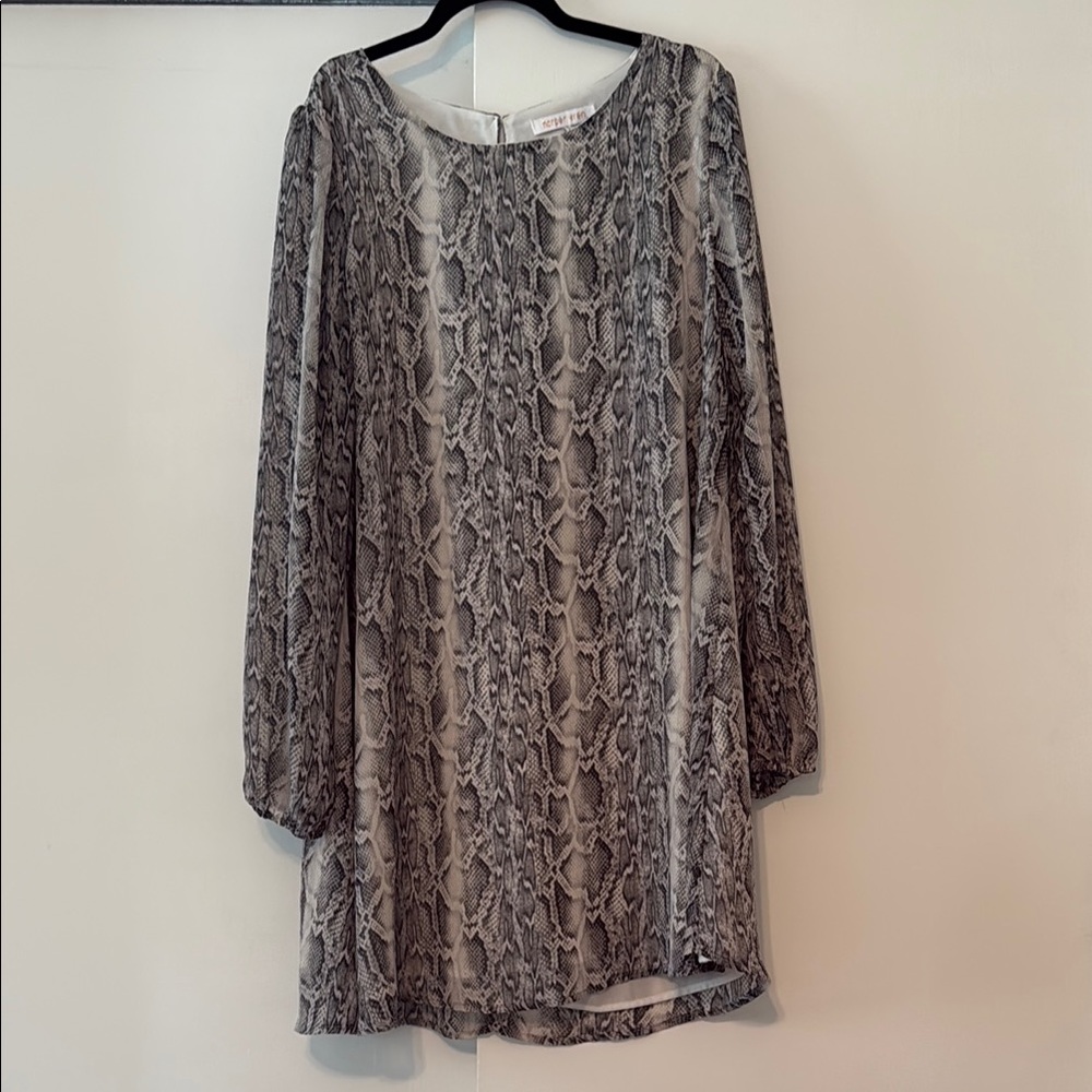 Harper Wren Snakeskin Sheath Dress